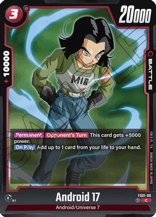 Android 17 (FS01-06) [Starter Deck 1: Son Goku] - Deck Out Gaming