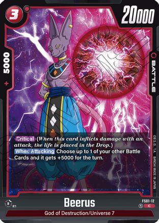 Beerus (FS01-12) [Starter Deck 1: Son Goku] - Deck Out Gaming