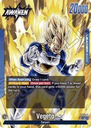 Vegeta - FS02-01 (FS02-01) [Starter Deck 2: Vegeta] Foil - Deck Out Gaming