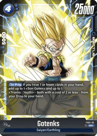 Gotenks - FS02-03 (FS02-03) [Starter Deck 2: Vegeta] Foil - Deck Out Gaming