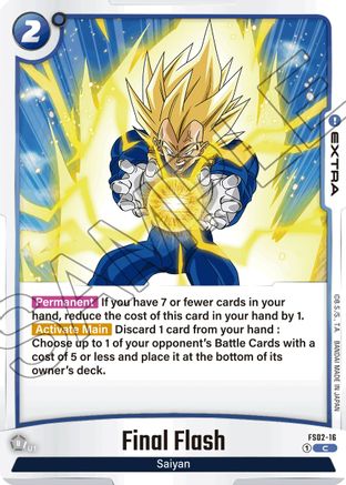 Final Flash (FS02-16) [Starter Deck 2: Vegeta] - Deck Out Gaming