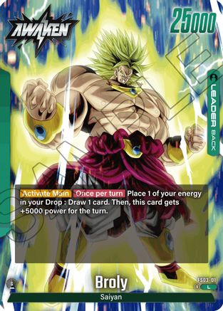 Broly - FS03-01 (FS03-01) [Starter Deck 3: Broly] Foil - Deck Out Gaming