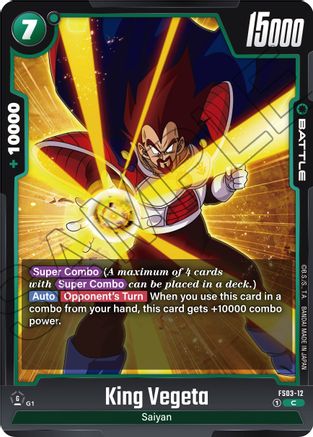 King Vegeta (FS03-12) [Starter Deck 3: Broly] - Deck Out Gaming