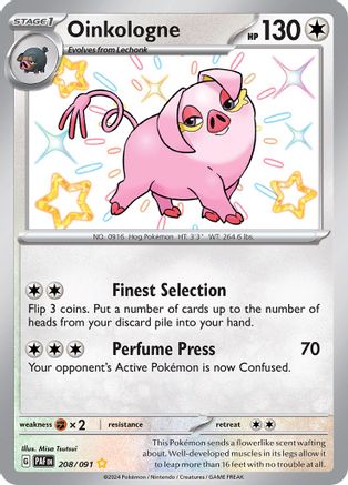Oinkologne - 208/091 (208) [SV: Paldean Fates] Holofoil - Deck Out Gaming