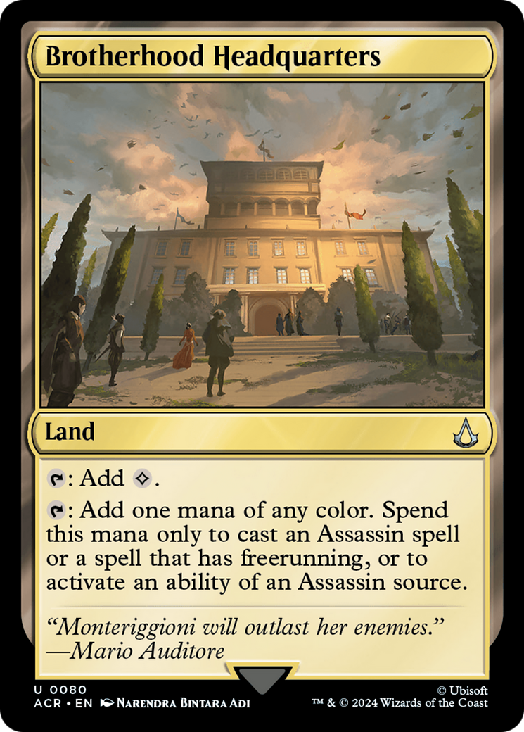 Brotherhood Headquarters (80) [Assassin's Creed] - Deck Out Gaming