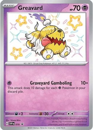 Greavard - 070 (70) [SV: Scarlet & Violet Promo Cards] Holofoil - Deck Out Gaming
