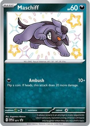 Maschiff - 071 (71) [SV: Scarlet & Violet Promo Cards] Holofoil - Deck Out Gaming