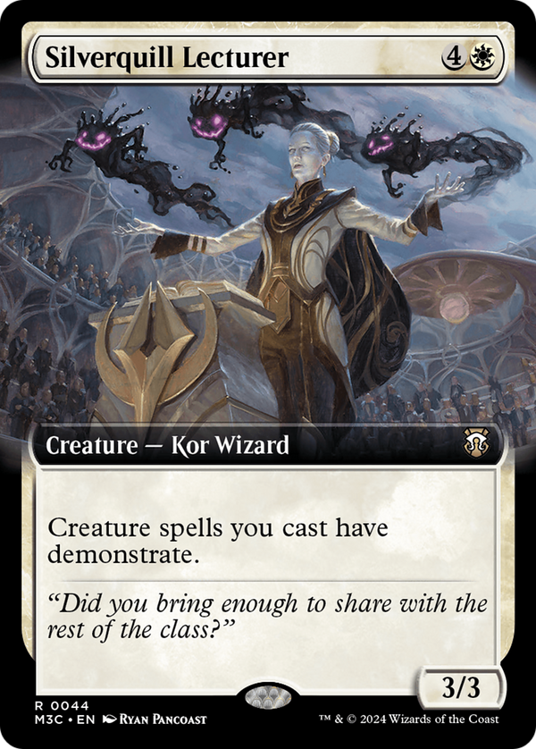Silverquill Lecturer (Extended Art) (44) [Modern Horizons 3 Commander] - Deck Out Gaming