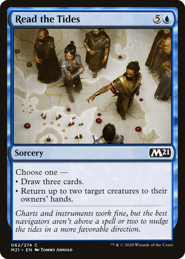 Read the Tides (62) [Core Set 2021] foil - Deck Out Gaming