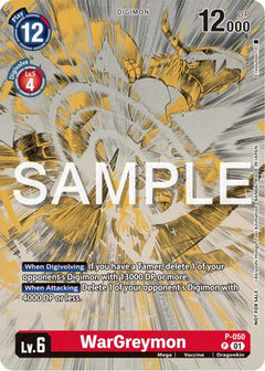 WarGreymon (Digimon Illustration Competition Pack 2023) (P-050) [Digimon Promotion Cards] - Deck Out Gaming