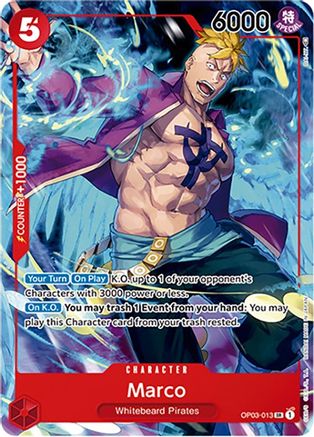 Marco (Japanese 1st Anniversary Set) (OP03-013) [One Piece Promotion Cards] Foil - Deck Out Gaming