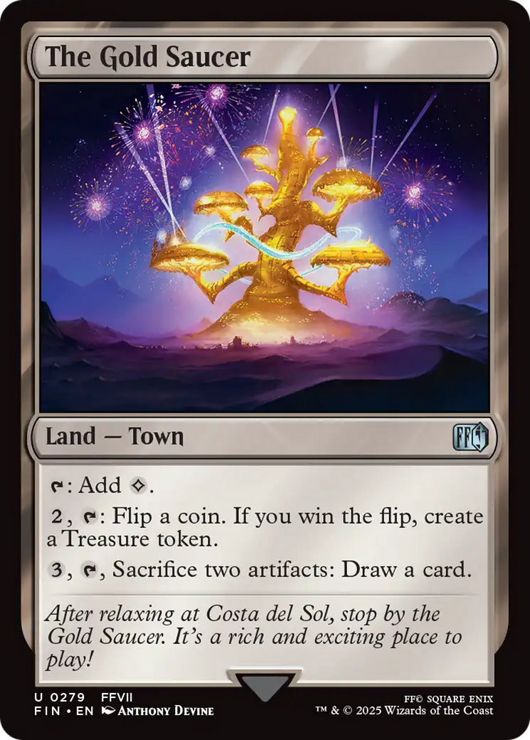 The Gold Saucer (279) [FINAL FANTASY] foil - Deck Out Gaming