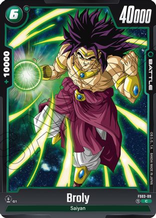 Broly - FS03-09 (FS03-09) [Starter Deck 3: Broly] - Deck Out Gaming