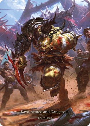 Kayo, Armed and Dangerous (Marvel) (HVY001) [Heavy Hitters] Cold Foil - Deck Out Gaming