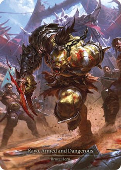 Kayo, Armed and Dangerous (Marvel) (HVY001) [Heavy Hitters] Cold Foil - Deck Out Gaming
