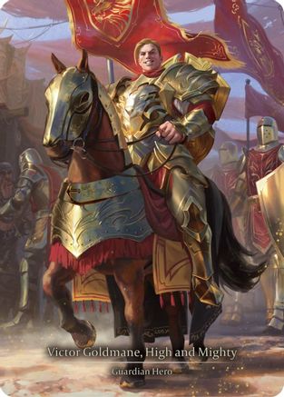 Victor Goldmane, High and Mighty (Marvel) (HVY047) [Heavy Hitters] Cold Foil - Deck Out Gaming