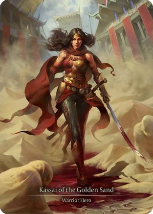 Kassai of the Golden Sand (Marvel) (HVY090) [Heavy Hitters] Cold Foil - Deck Out Gaming