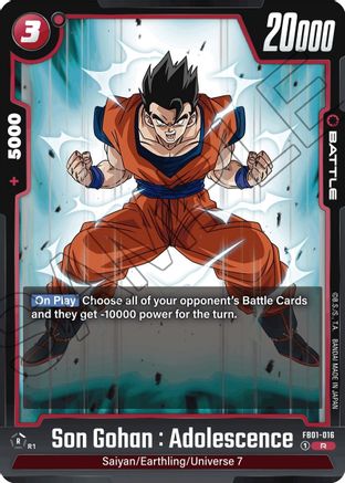 Son Gohan : Adolescence (FB01-016) [Awakened Pulse] Foil - Deck Out Gaming