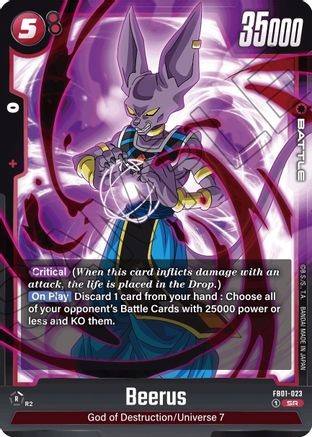 Beerus - FB01-023 (FB01-023) [Awakened Pulse] Foil - Deck Out Gaming