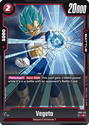 Vegeta - FB01-027 (FB01-027) [Awakened Pulse] Foil - Deck Out Gaming