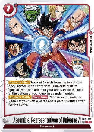 Assemble, Representatives of Universe 7! (FB01-030) [Awakened Pulse] - Deck Out Gaming