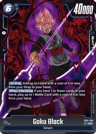 Goku Black - FB01-039 (FB01-039) [Awakened Pulse] Foil - Deck Out Gaming