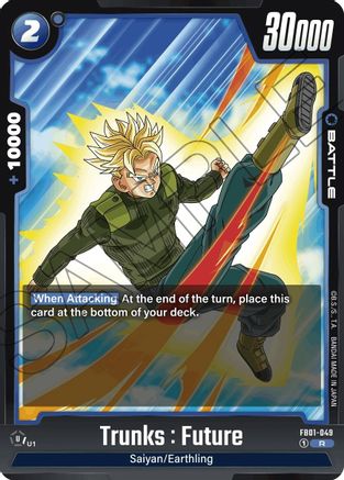 Trunks : Future - FB01-049 (FB01-049) [Awakened Pulse] Foil - Deck Out Gaming