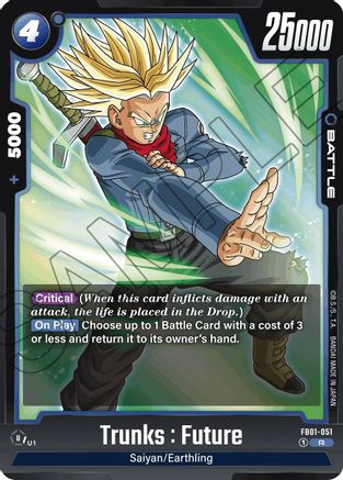 Trunks : Future - FB01-051 (FB01-051) [Awakened Pulse] Foil - Deck Out Gaming