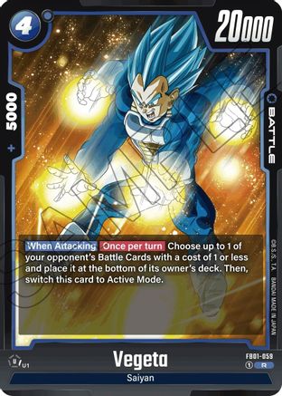 Vegeta - FB01-059 (FB01-059) [Awakened Pulse] Foil - Deck Out Gaming