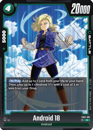 Android 18 - FB01-081 (FB01-081) [Awakened Pulse] Foil - Deck Out Gaming