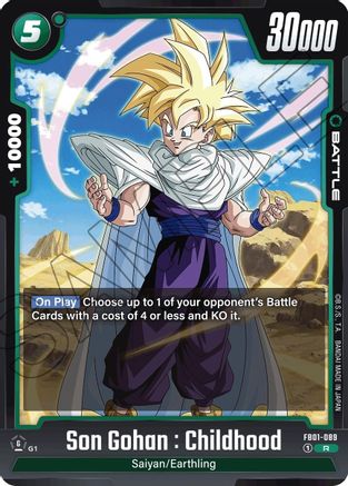 Son Gohan : Childhood - FB01-089 (FB01-089) [Awakened Pulse] Foil - Deck Out Gaming