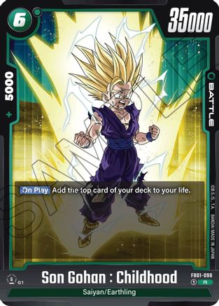 Son Gohan : Childhood - FB01-090 (FB01-090) [Awakened Pulse] Foil - Deck Out Gaming