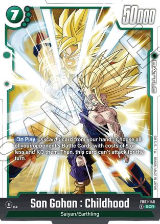 Son Gohan : Childhood - FB01-140 (FB01-140) [Awakened Pulse] Foil - Deck Out Gaming