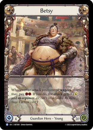 Betsy (BET001) [Blitz Deck: Heavy Hitters - Betsy] Rainbow Foil - Deck Out Gaming