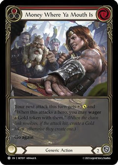Money Where Ya Mouth Is (Red) (BET017) [Blitz Deck: Heavy Hitters - Betsy] - Deck Out Gaming