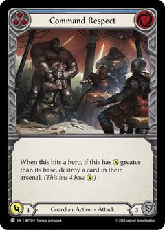 Command Respect (Blue) (BET019) [Blitz Deck: Heavy Hitters - Betsy] - Deck Out Gaming