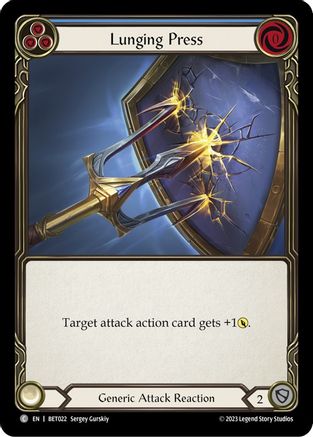 Lunging Press (BET022) [Blitz Deck: Heavy Hitters - Betsy] - Deck Out Gaming