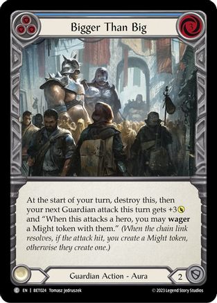 Bigger Than Big (Blue) (BET024) [Blitz Deck: Heavy Hitters - Betsy] - Deck Out Gaming