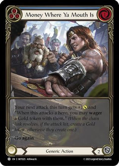 Money Where Ya Mouth Is (Blue) (BET025) [Blitz Deck: Heavy Hitters - Betsy] - Deck Out Gaming