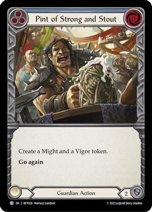Pint of Strong and Stout (BET026) [Blitz Deck: Heavy Hitters - Betsy] - Deck Out Gaming