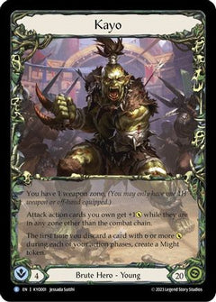 Kayo, Armed and Dangerous (KYO001) [Blitz Deck: Heavy Hitters - Kayo] Rainbow Foil - Deck Out Gaming