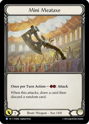 Mini Meataxe (KYO002) [Blitz Deck: Heavy Hitters - Kayo] - Deck Out Gaming