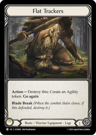 Flat Trackers (KYO006) [Blitz Deck: Heavy Hitters - Kayo] - Deck Out Gaming