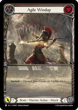 Agile Windup (Red) (KYO007) [Blitz Deck: Heavy Hitters - Kayo] - Deck Out Gaming