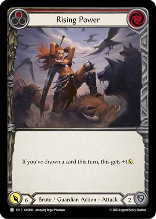 Rising Power (Red) (KYO011) [Blitz Deck: Heavy Hitters - Kayo] - Deck Out Gaming