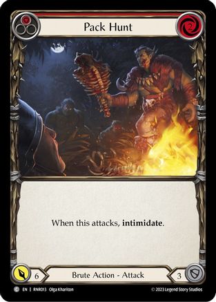 Pack Hunt (Red) (RNR013) [Blitz Deck: Heavy Hitters - Rhinar] - Deck Out Gaming