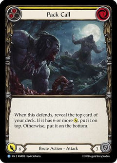 Pack Call (Yellow) (RNR019) [Blitz Deck: Heavy Hitters - Rhinar] - Deck Out Gaming