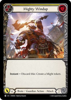 Mighty Windup (Yellow) (RNR018) [Blitz Deck: Heavy Hitters - Rhinar] - Deck Out Gaming