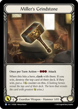 Miller's Grindstone (VIC002) [Blitz Deck: Heavy Hitters - Victor] - Deck Out Gaming