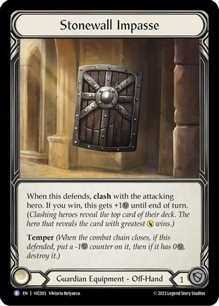 Stonewall Impasse (VIC003) [Blitz Deck: Heavy Hitters - Victor] - Deck Out Gaming